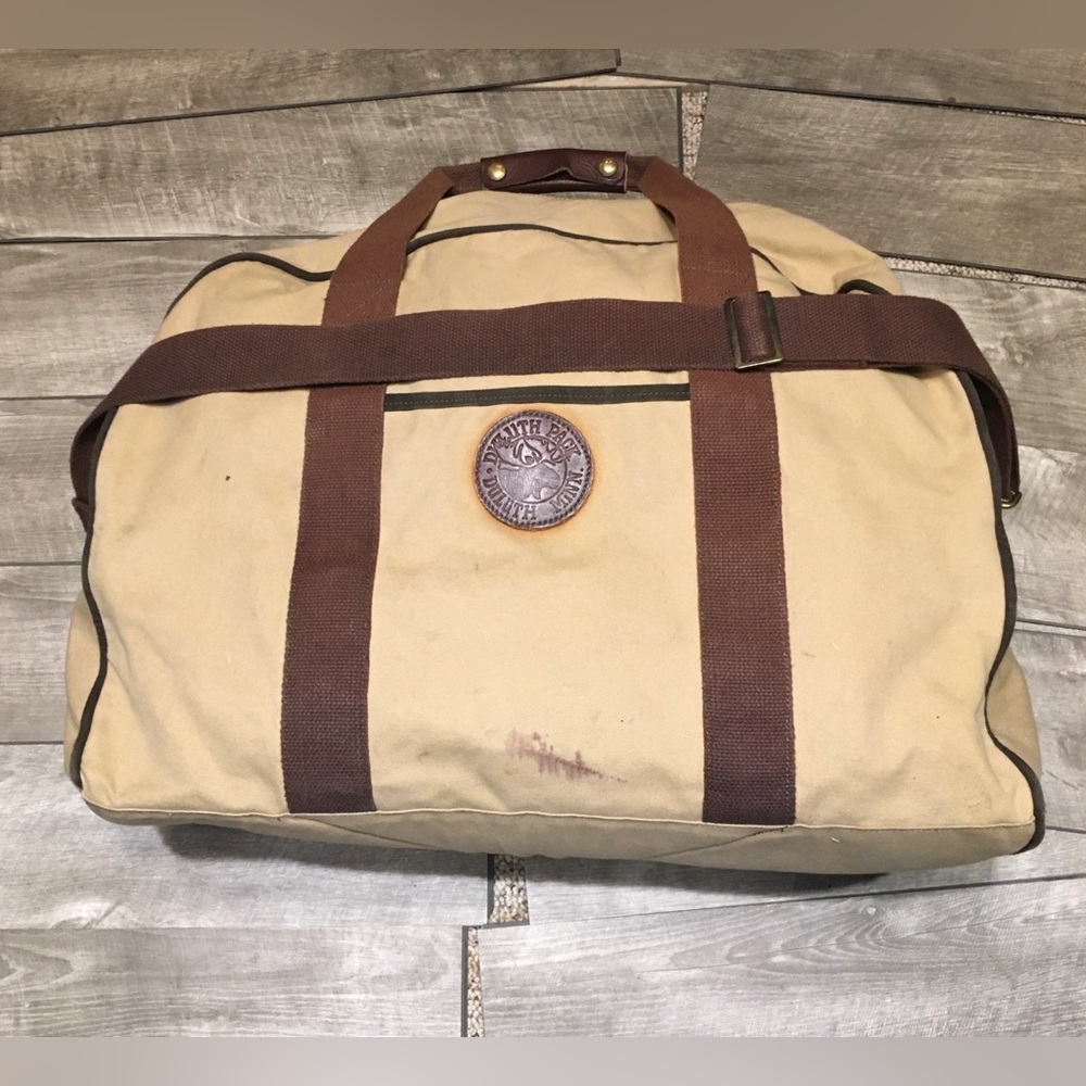 Duluth Pack Commuter Laptop Everyday Travel Briefcase Brown Leather Bag Business